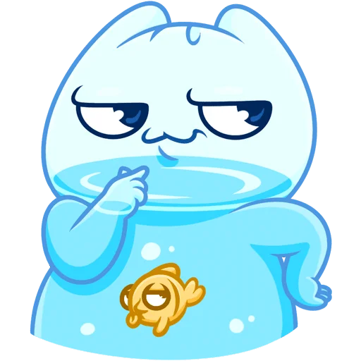 😏 Стикер «Булькс без текста» для Telegram