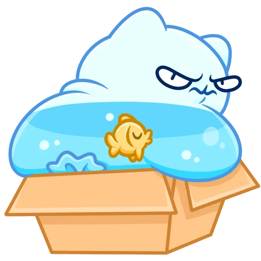 🙅‍♂️ Стикер «Булькс без текста» для Telegram