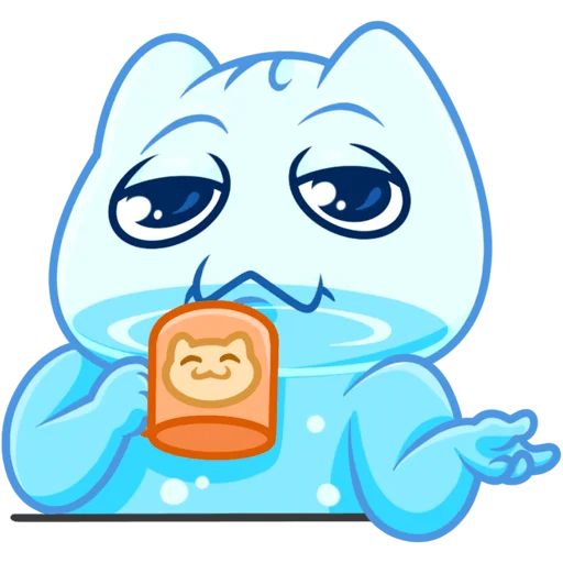 ☕️ Стикер «Булькс без текста» для Telegram