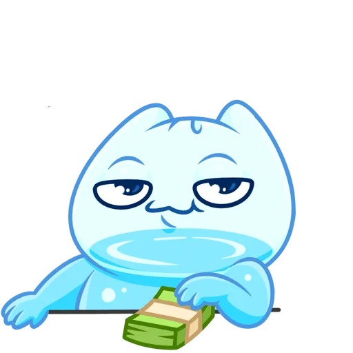 🤑 Стикер «Булькс без текста» для Telegram