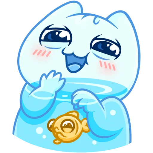 ☺️ Стикер «Булькс без текста» для Telegram