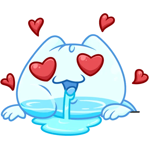 😍 Стикер «Булькс без текста» для Telegram
