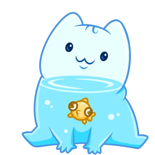 😌 Стикер «Булькс без текста» для Telegram