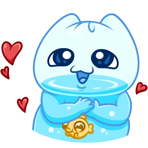🥰 Стикер «Булькс без текста» для Telegram