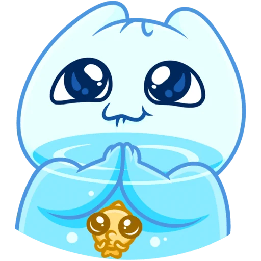 🙏 Стикер «Булькс без текста» для Telegram