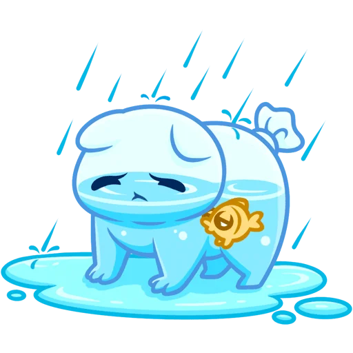 ☔️ Стикер «Булькс без текста» для Telegram