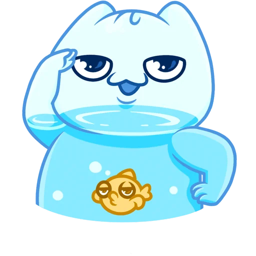 🫡 Стикер «Булькс без текста» для Telegram