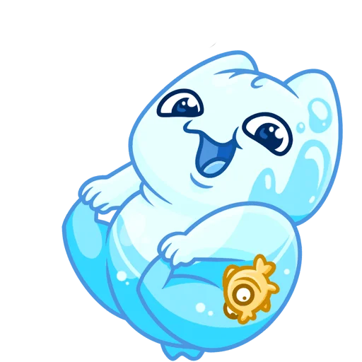 😄 Стикер «Булькс без текста» для Telegram