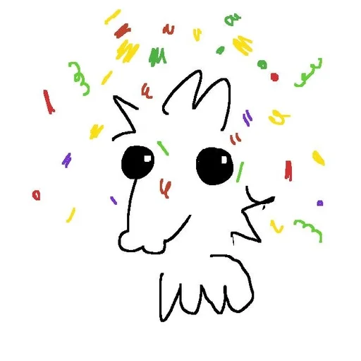 🎉 Стикер «блоша» для Telegram