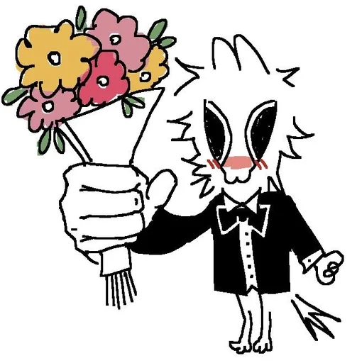 💐 Стикер «блоша» для Telegram