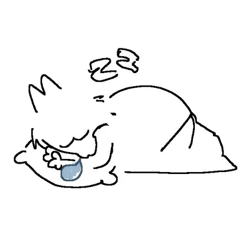 💤 Стикер «блоша» для Telegram
