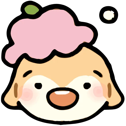 Стикерпак blossom для Telegram