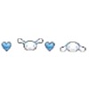 💙 Эмодзи «Голубые» для Telegram