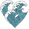 🌊 Эмодзи «Голубые» для Telegram