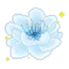 🌸 Эмодзи «Голубые» для Telegram