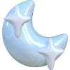 🌙 Эмодзи «Голубые» для Telegram