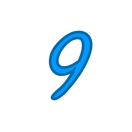 9️⃣ Эмодзи «Синие буквы» для Telegram