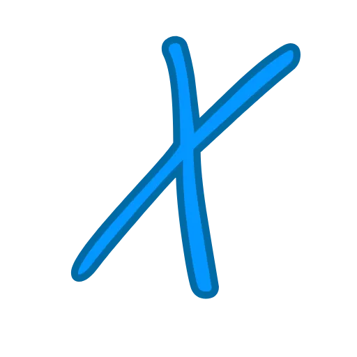 ♎️ Эмодзи «Синие буквы» для Telegram