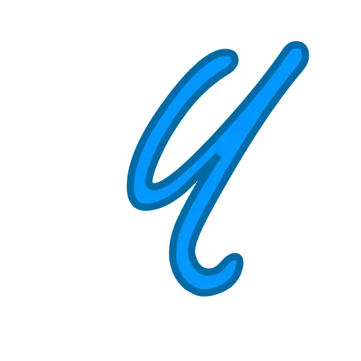 💓 Эмодзи «Синие буквы» для Telegram