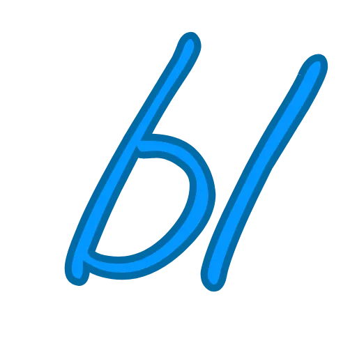 ♐️ Эмодзи «Синие буквы» для Telegram