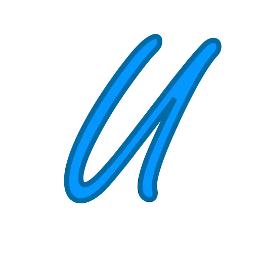 💝 Эмодзи «Синие буквы» для Telegram