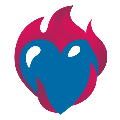 ❤️‍🔥 Эмодзи «Синие буквы» для Telegram