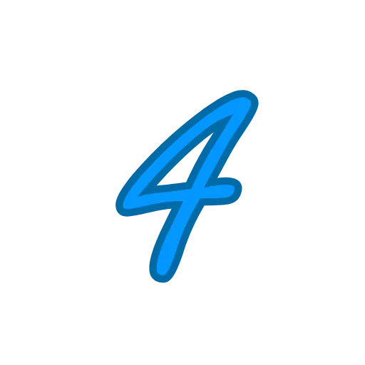 4️⃣ Эмодзи «Синие буквы» для Telegram