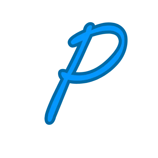 💜 Эмодзи «Синие буквы» для Telegram