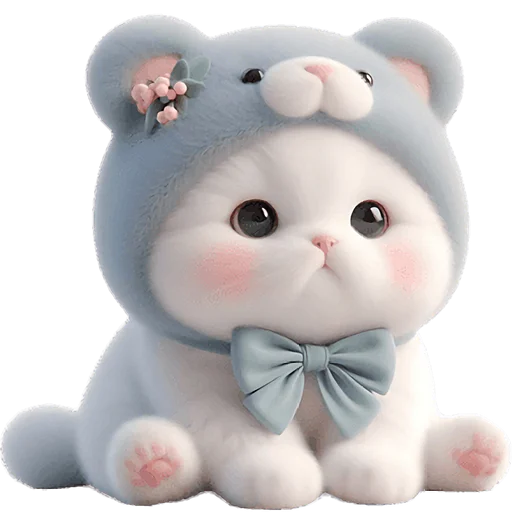 🙁 Стикер «Синий мишка» для Telegram
