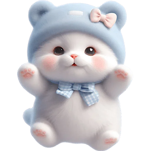 👻 Стикер «Синий мишка» для Telegram