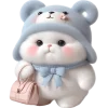 👜 Эмодзи «Синий мишка» для Telegram