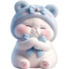 😣 Эмодзи «Синий мишка» для Telegram