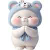 😇 Эмодзи «Синий мишка» для Telegram