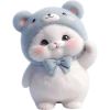 👋 Эмодзи «Синий мишка» для Telegram