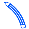 Стикер 21 Blue