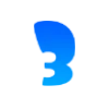 🤗 Эмодзи «Буквы в синем градиенте» для Telegram