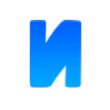 🤗 Эмодзи «Буквы в синем градиенте» для Telegram