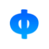 🤗 Эмодзи «Буквы в синем градиенте» для Telegram