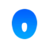 🤗 Эмодзи «Буквы в синем градиенте» для Telegram