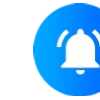 💞 Эмодзи «Буквы в синем градиенте» для Telegram