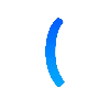 ♌ Эмодзи «Буквы в синем градиенте» для Telegram