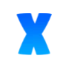 🤗 Эмодзи «Буквы в синем градиенте» для Telegram