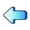 ⬅️ Эмодзи «Буквы в синем градиенте» для Telegram