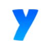 🤗 Эмодзи «Буквы в синем градиенте» для Telegram