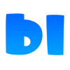 🤗 Эмодзи «Буквы в синем градиенте» для Telegram