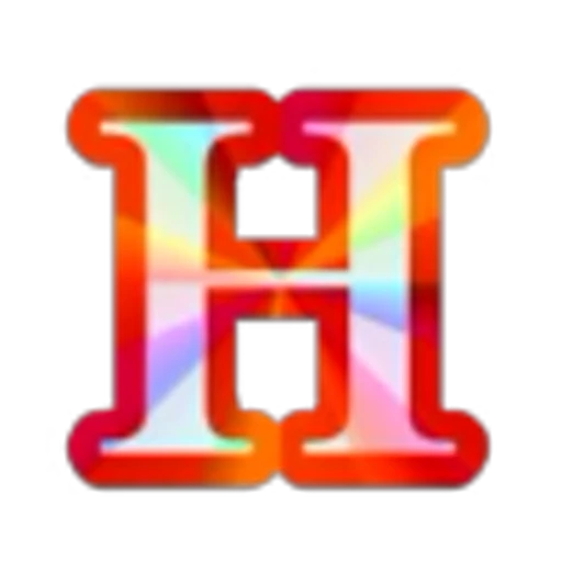 🔠 Эмодзи «Blue Rainbow Font» для Telegram
