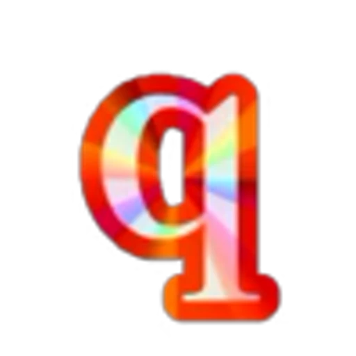 🔡 Эмодзи «Blue Rainbow Font» для Telegram