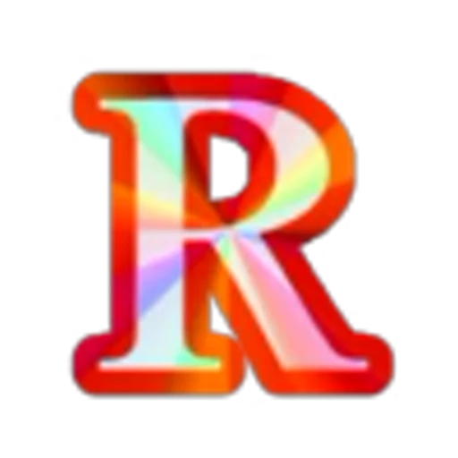 🔠 Эмодзи «Blue Rainbow Font» для Telegram