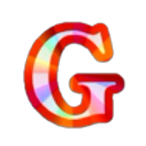 🔠 Эмодзи «Blue Rainbow Font» для Telegram