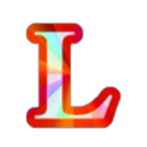 🔠 Эмодзи «Blue Rainbow Font» для Telegram